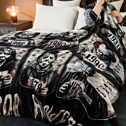 Horror-Themed Throw Blanket