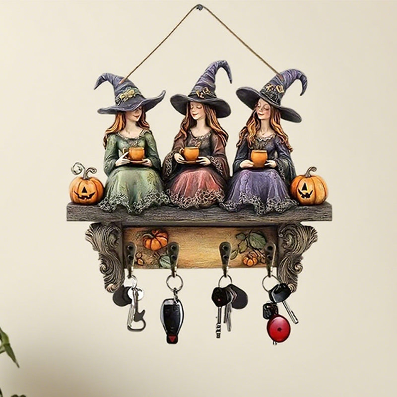 Enchanting 3 Witches Key Holder