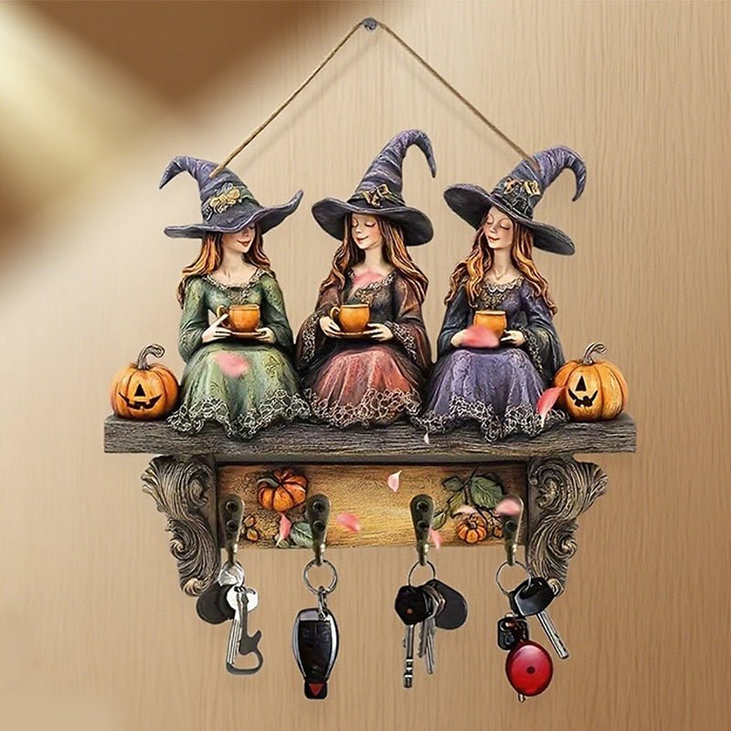 Enchanting 3 Witches Key Holder