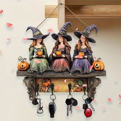 Enchanting 3 Witches Key Holder