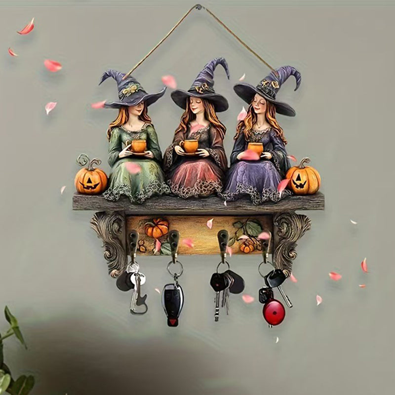 Enchanting 3 Witches Key Holder