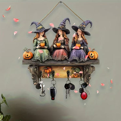 Enchanting 3 Witches Key Holder