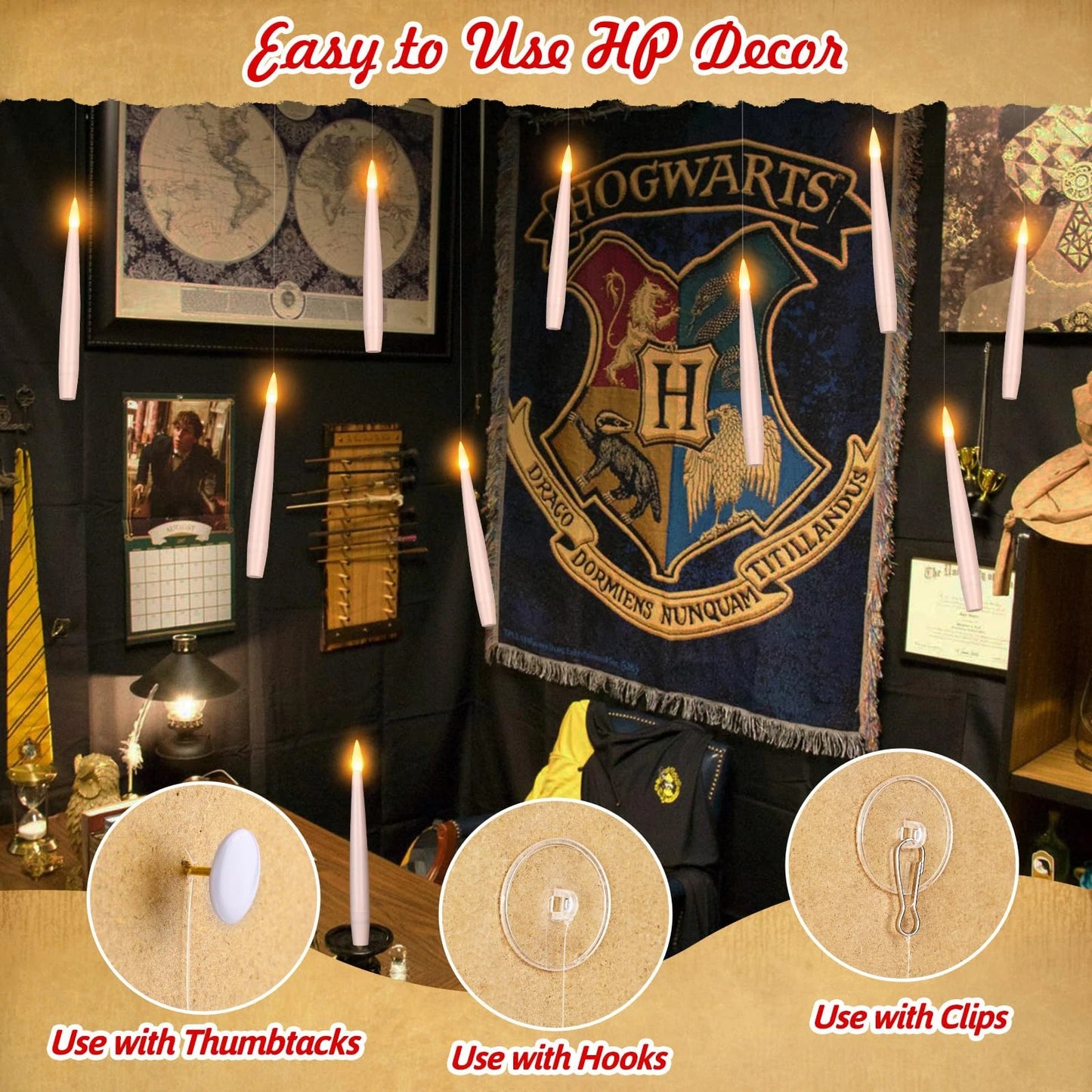 Hogwarts Magic Candles Set